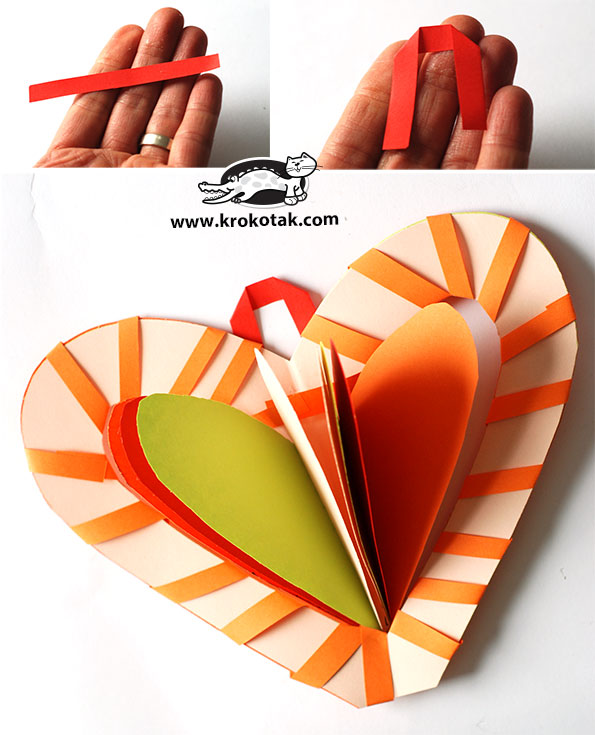 Ustvarjanje ob valentinovem: srce narejeno z ljubeznijo