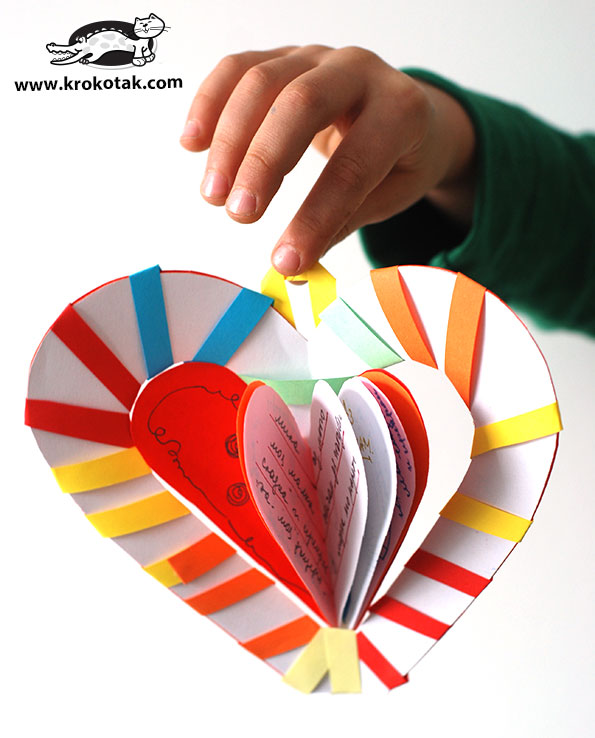 Ustvarjanje ob valentinovem: srce narejeno z ljubeznijo