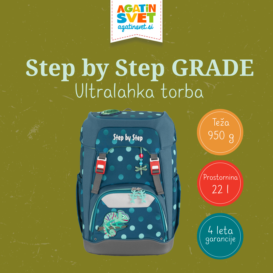 Šolska torba-nahrbtnik Step by Step GRADE