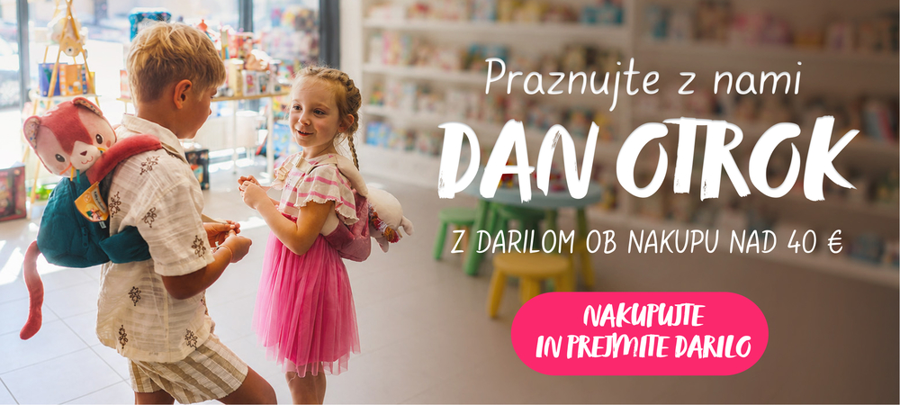 Dan otrok: darilo ob nakupu nad 40 EUR