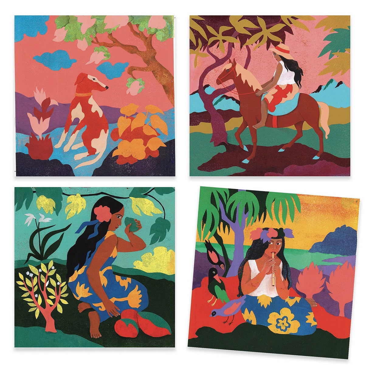 Ustvarjalni komplet Inspired by Paul Gauguin