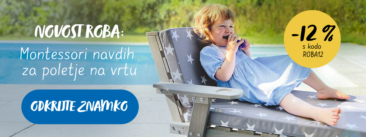 ROBA – kakovostno otroško pohištvo in igrače, navdihnjene po Montessori pristopu
