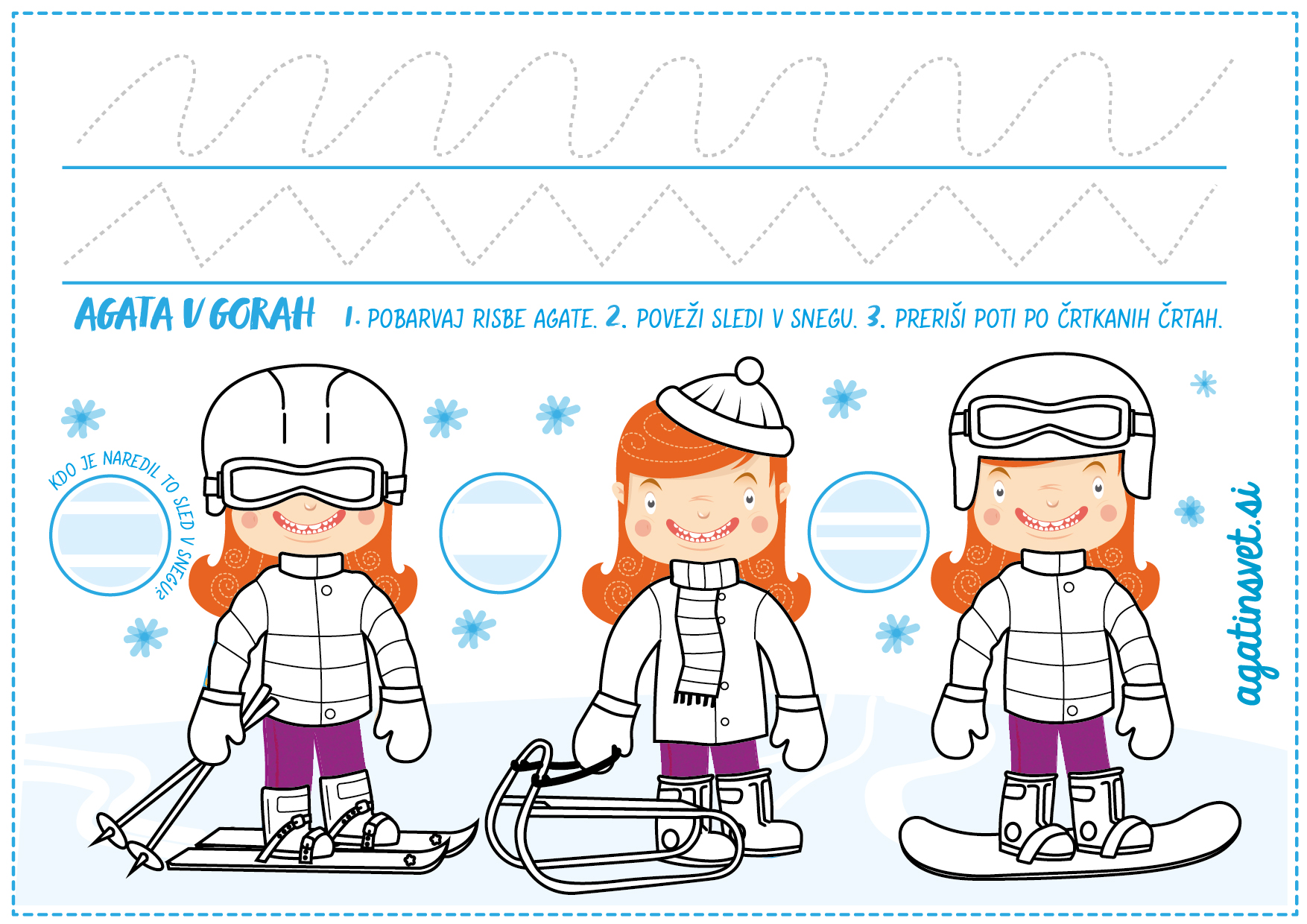 Prenesite BREZPLAČNO: Agata v gorah – grafomotorika