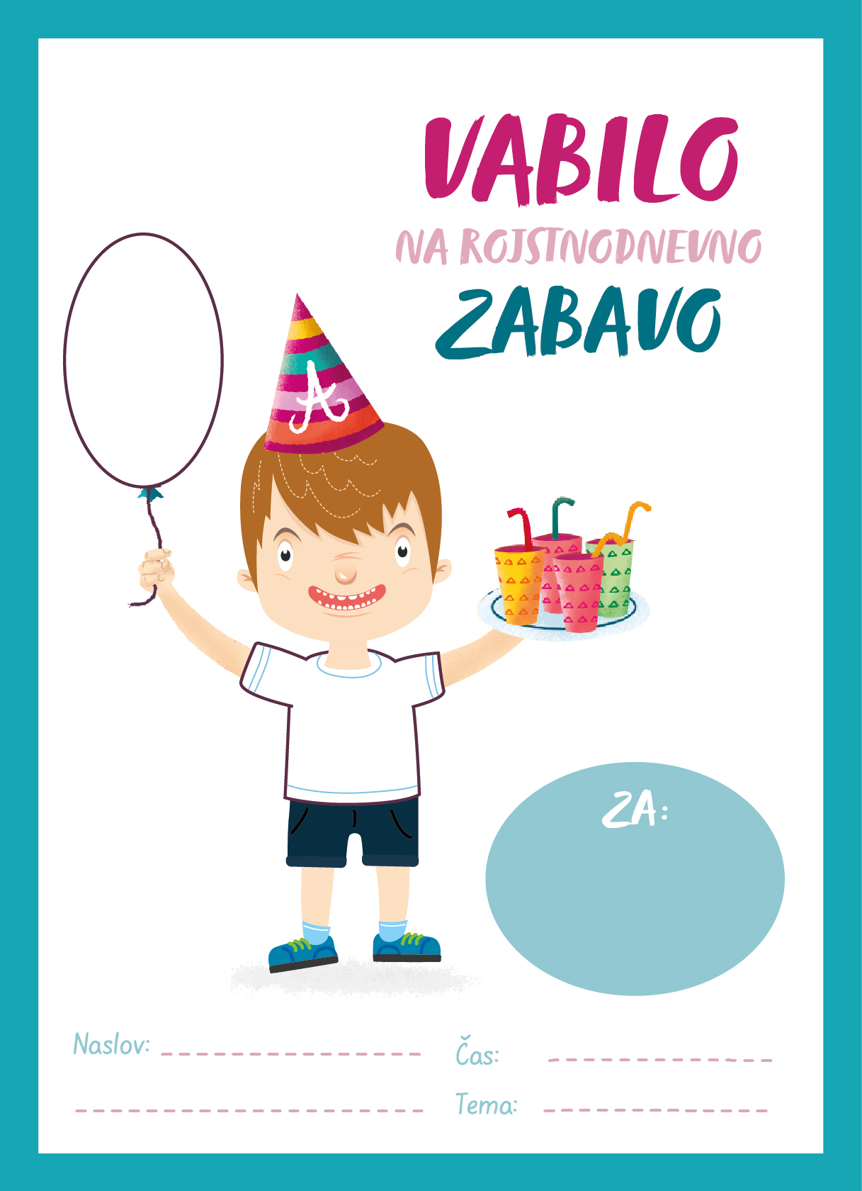 Prenesite BREZPLAČNO: Vabilo na rojstnodnevno zabavo