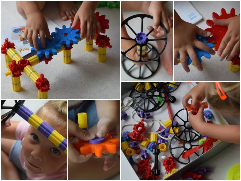 Ideje za igrače za bodoče šolarje - gradniki